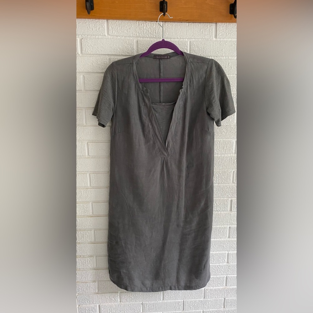 Cut Loose Linen Dress